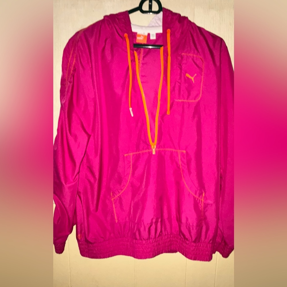 Puma Fuchsia and Orange Jacket